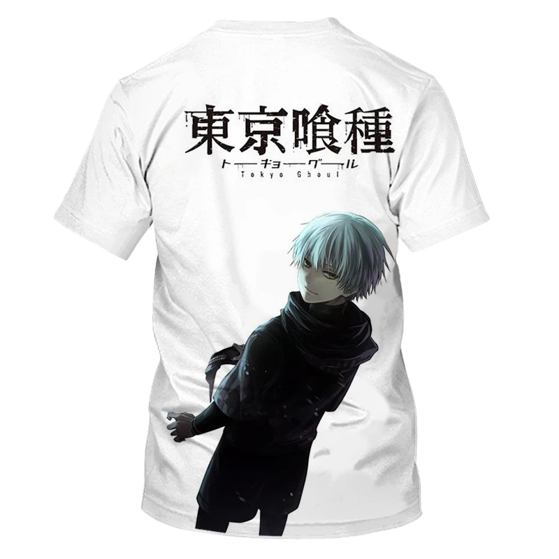 

Fashion 2020 T-shirt Men Cartoon Anime Tokyo Ghoul 3D Printing Fashion Men and Women T-shirt Soft Texture Casual Men