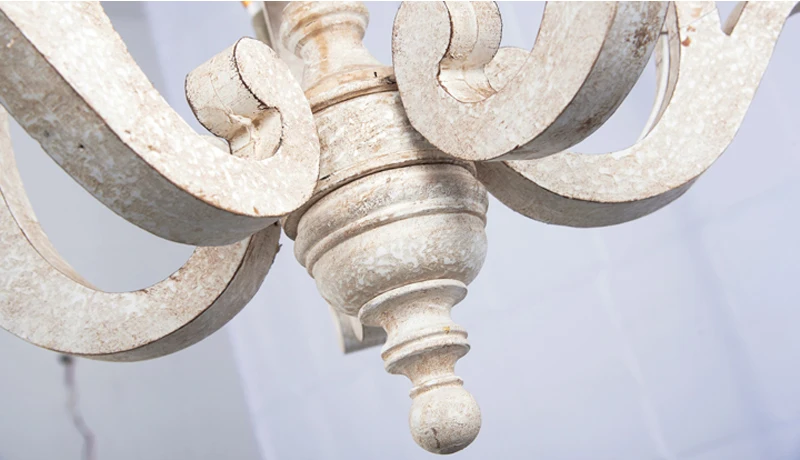 

Phube children's room lamp, retro chandelier, children's room lamp, Princess Room chandelier, 5 heads