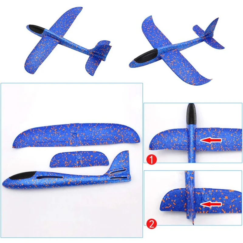 48 см ручной запуск самолета EPP пенопласт Открытый Запуск планер детские игрушки