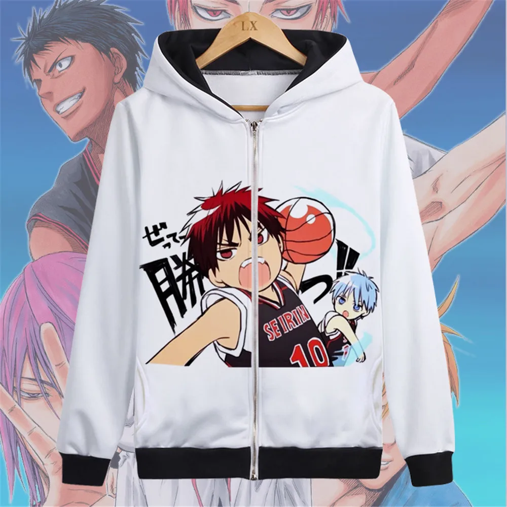 Аниме Kuroko no Basuke Tetsuya толстовки Косплей вечеринка костюм с капюшоном пальто