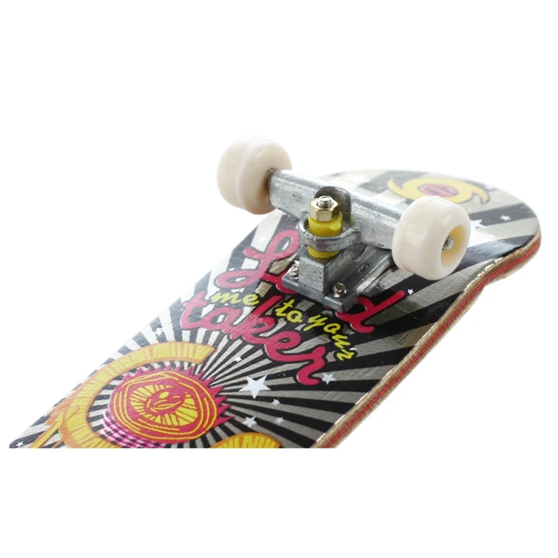 HT00640 Fingerboard Finger скейт доска + отвертка случайный узор|Мини скейтборды и байки| |