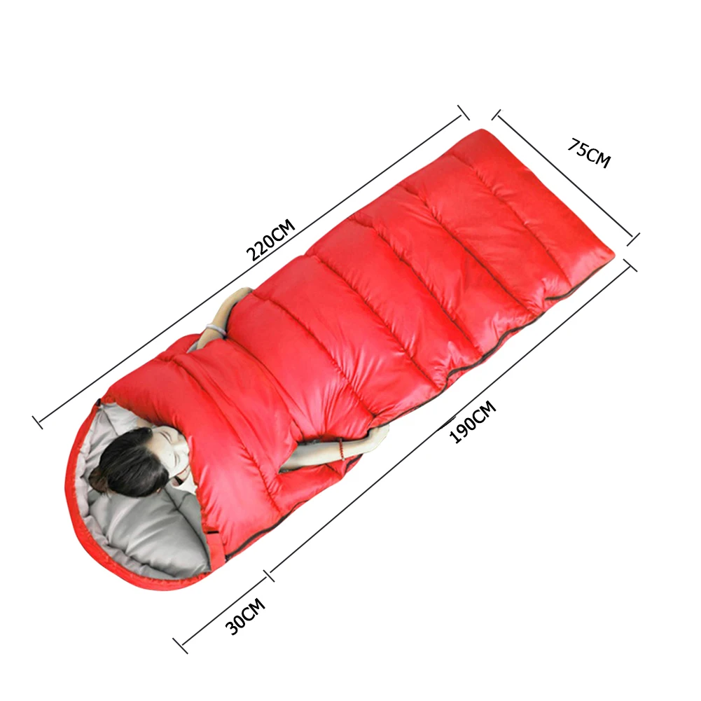 

Unisex Camping Sleeping Bag Windproof Warm Sleep Bags Outdoor Travel Backpacking for Family Outdoor Camping Accessories
