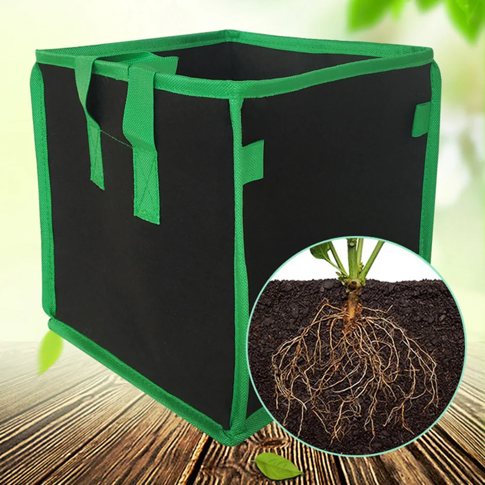 

Planting Grow Bag Non-woven Black Tools Accessory Pack 5pcs Fabric Planter