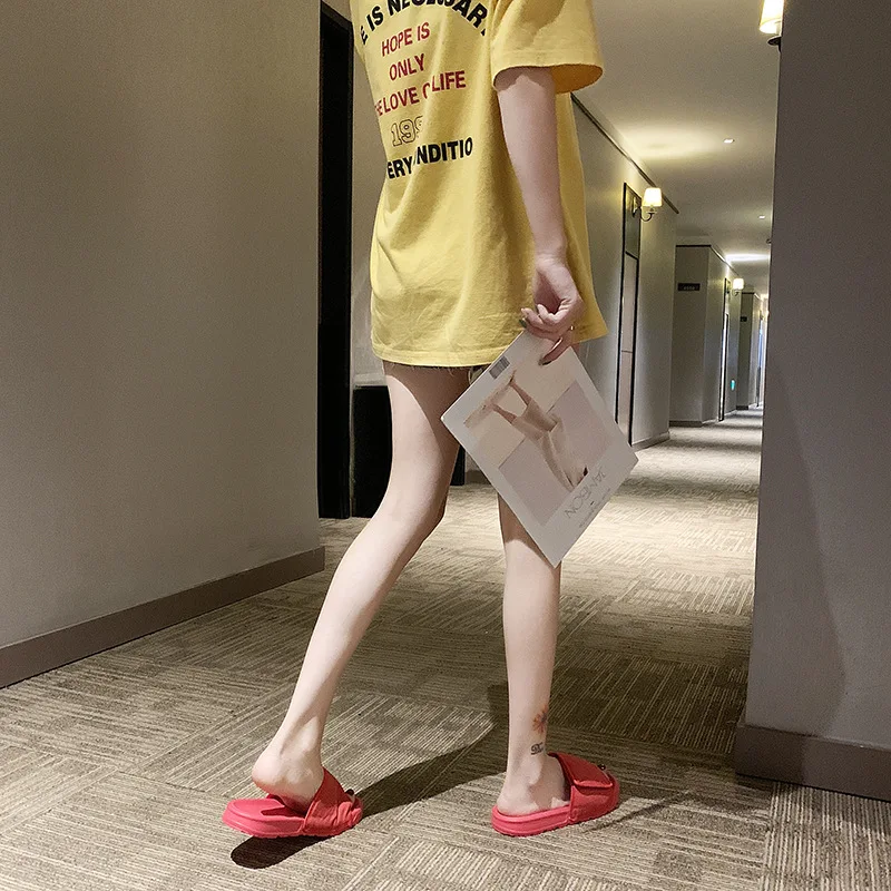 Fujin/регулируемые женские шлепанцы с ремешком для лица Мужская модная летняя