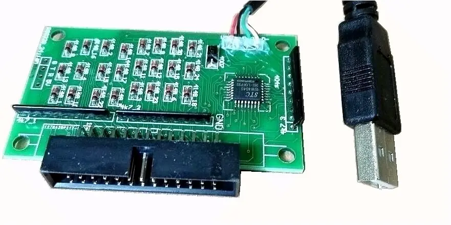 USB-клавиатура HID 1 3 9 18 24 кнопочный контроллер можно настроить любой