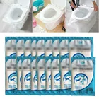 50 шт., защитные накладки для туалетной бумаги для путешествий, 50 шт., одноразовое покрытие на сиденье унитаза