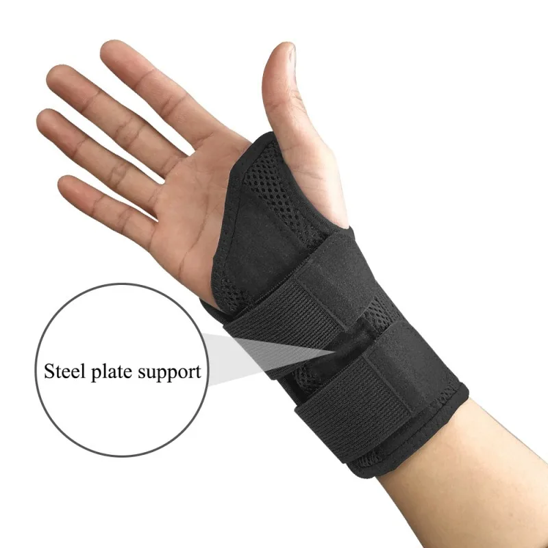 Wrist Support Carpal Tunnel Brace Forearm Splint Band Strap Pain Relieve Soft Moisture-Wicking Protector Pad | Спорт и развлечения