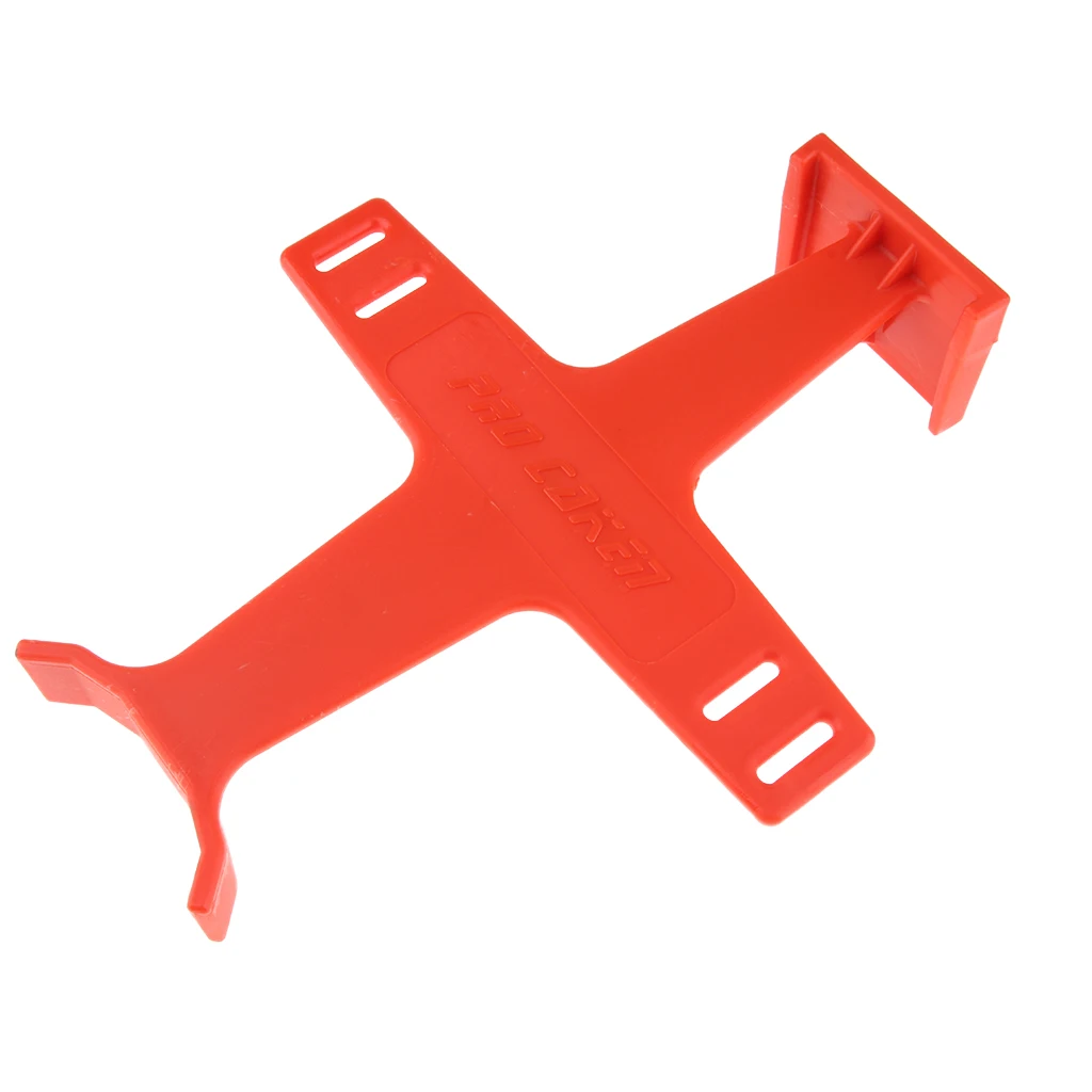 Оранжевая опорная вилка для транспортировки мотоцикла 280 мм пластиковая