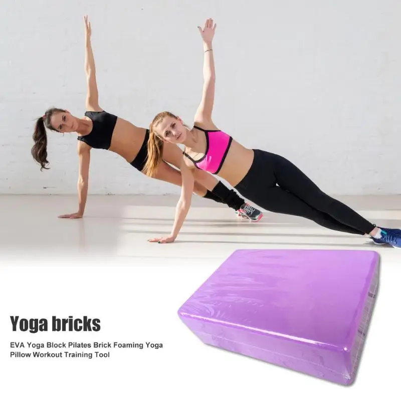 

Durable Yoga Blocks Delicate Texture EVA Yoga Block Pilates Brick Foaming Training Tool Aid Body Shaping Fitness Gear