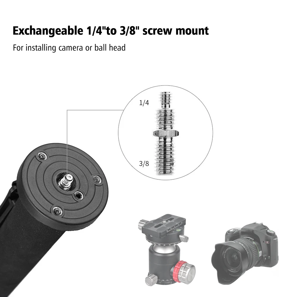 Монопод для фотокамеры KINGJOY MP408FL штатив из алюминиевого сплава с 4 секциями