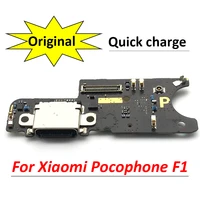 original for xiaomi pocophone poco f1 usb charging connector board port dock with microphone flex cable