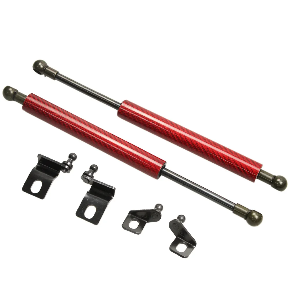 red carbon fiber Для Subaru Legacy BP BL 2003-2009 2x передний капот изменить газовые стойки Лифт поддержка амортизатор - Цвет: red carbon fiber