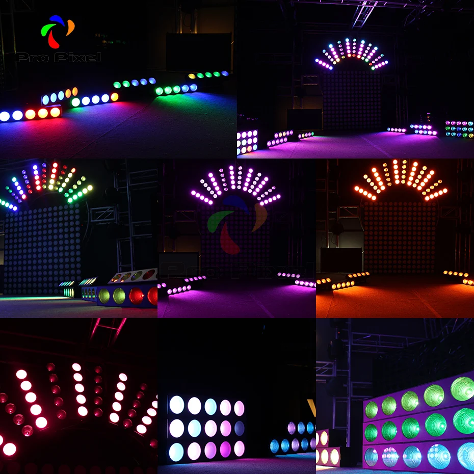 4 шт. бесплатная доставка 5dot RGBW светодиодный матричный луч настенная шайба dmx