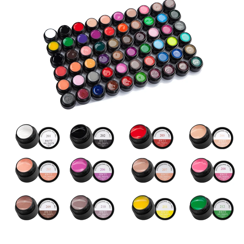 1 бутылка цветной гель для рисования дизайн ногтей маникюр УФ светодиодный