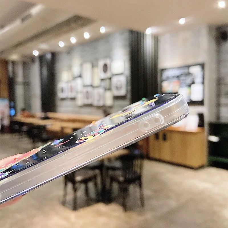 

sumkeymi Cute Panda Heavenly Body Blu-ray Phone Case For iphone XS XR 8 7 12 11 Plus mini Pro Max