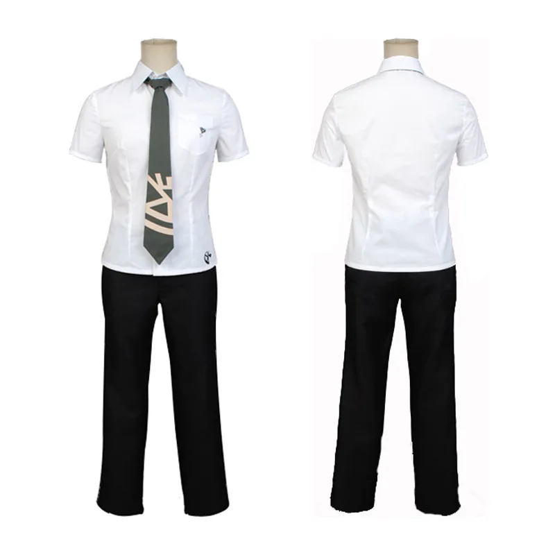 Мужской костюм для косплея Хаджиме хинаты из аниме данганронпа 2 белая рубашка с