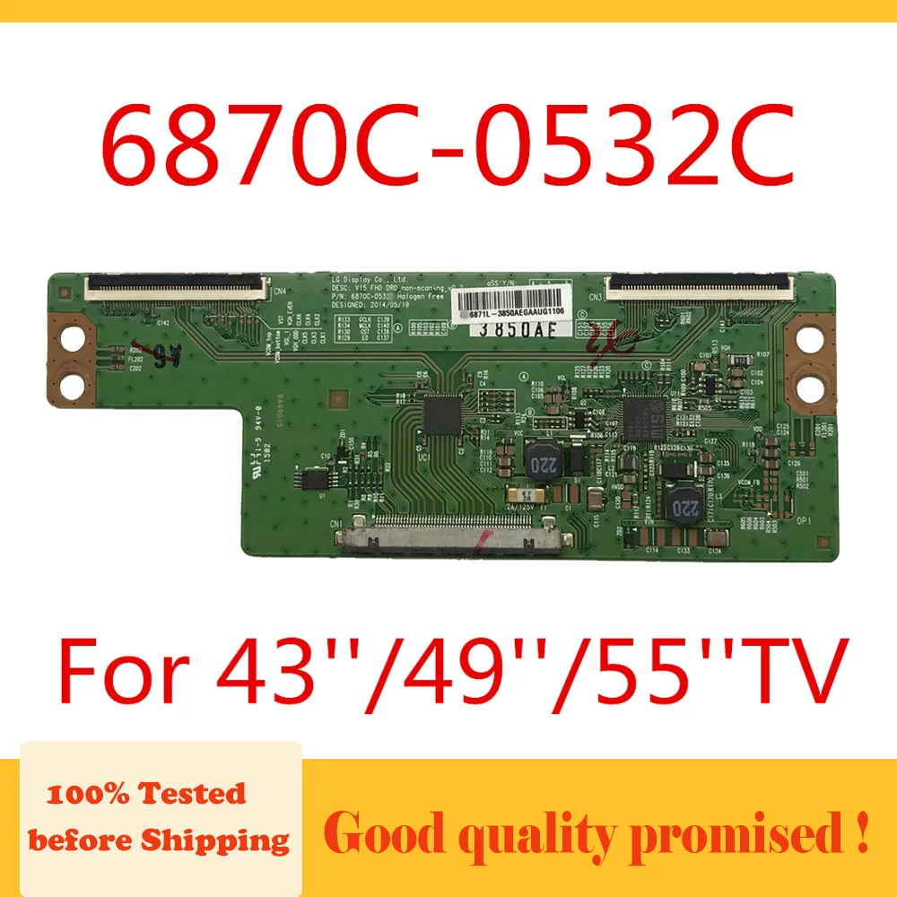 Материнская плата Tcon 6870C оригинальная для телевизора lg 0532C 43 / 49 55 дюймов|Печатные