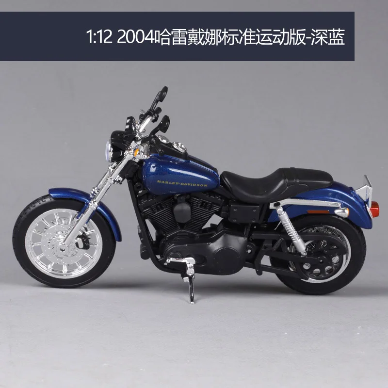 Спортивный мотоцикл Maisto 1:12 Harley Davidson 2003 Dyna Super Glide металлическая модель игрушки для