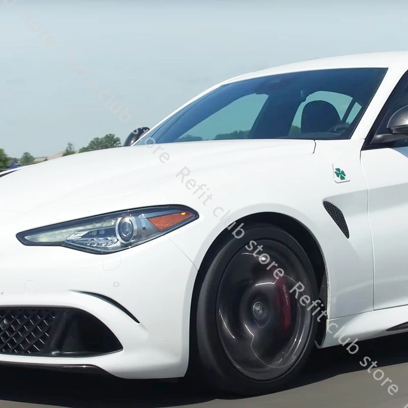 

1 пара, металлическая эмблема четырехлистного клевера для Alfa Romeo Giulia Stelvio