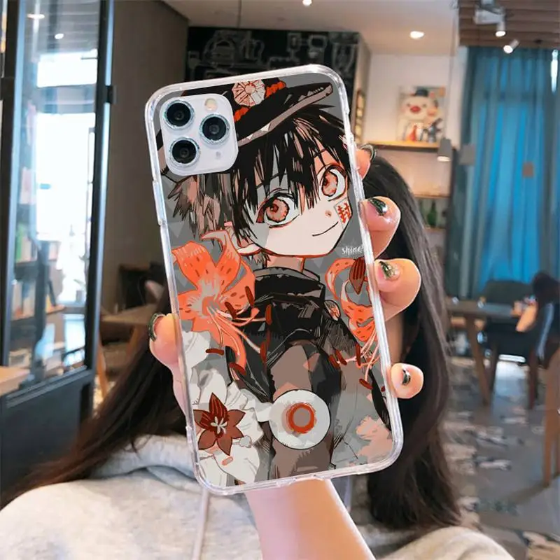 

Toilet-Bound Hanako-kun Phone Case Transparent soft For iphone 5 5s 5c se 6 6s 7 8 11 12 plus mini x xs xr pro max