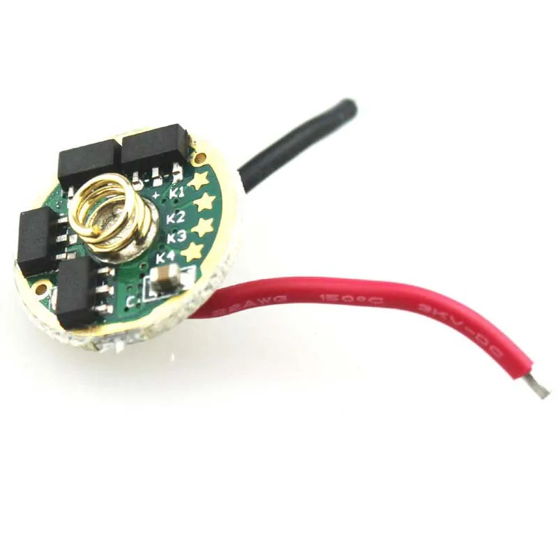 17 мм 7135x8 MCU затемнения 2800mA 1-Mode светодиодный печатная плата/Светодиодный драйвер для CREE MCE P7/CREE XML T6 светодиодный фонарик(5 шт./лот