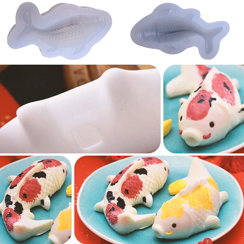 

1 шт., силиконовая форма для украшения торта в виде рыбок