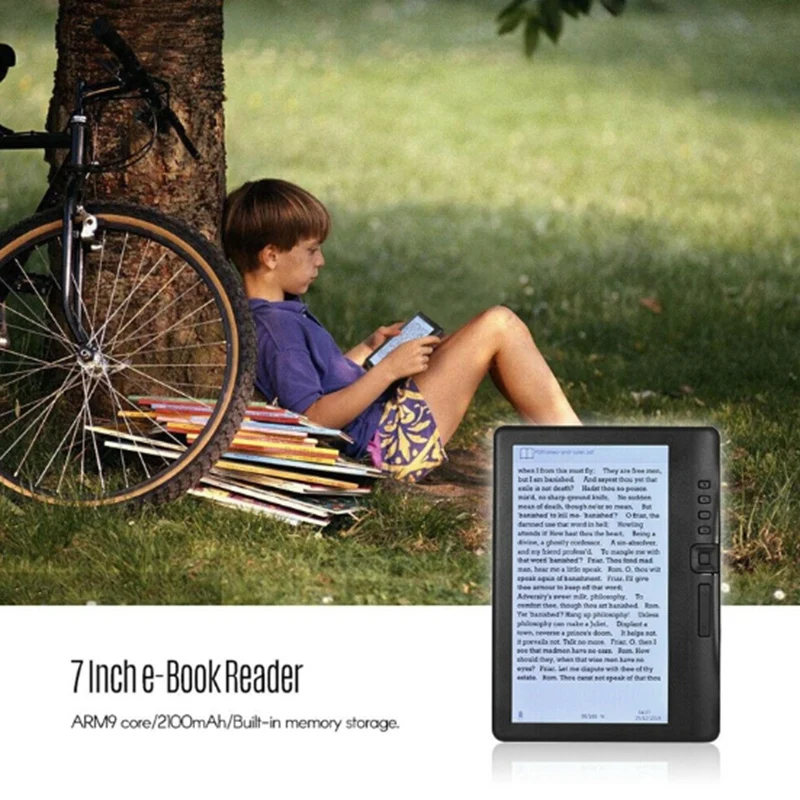 7 дюймов для чтения электронных книг E-Ink ЖК-дисплей Цвет Sn Смарт часы с HD