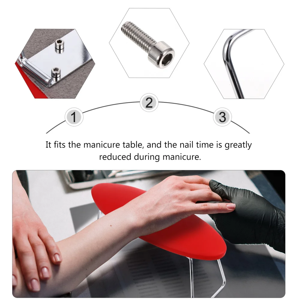 

1Pc Leather Manicure Hand Arm Rest Pillow Nail Hand Pillow Manicure Accessories