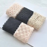 1 meter mesh embroidery flower lace trim ribbon diy craft bow hair accessories sewing decoration fabric