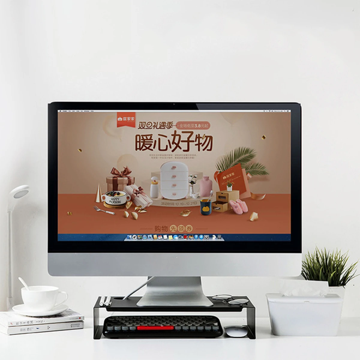 монитор настольная подстав