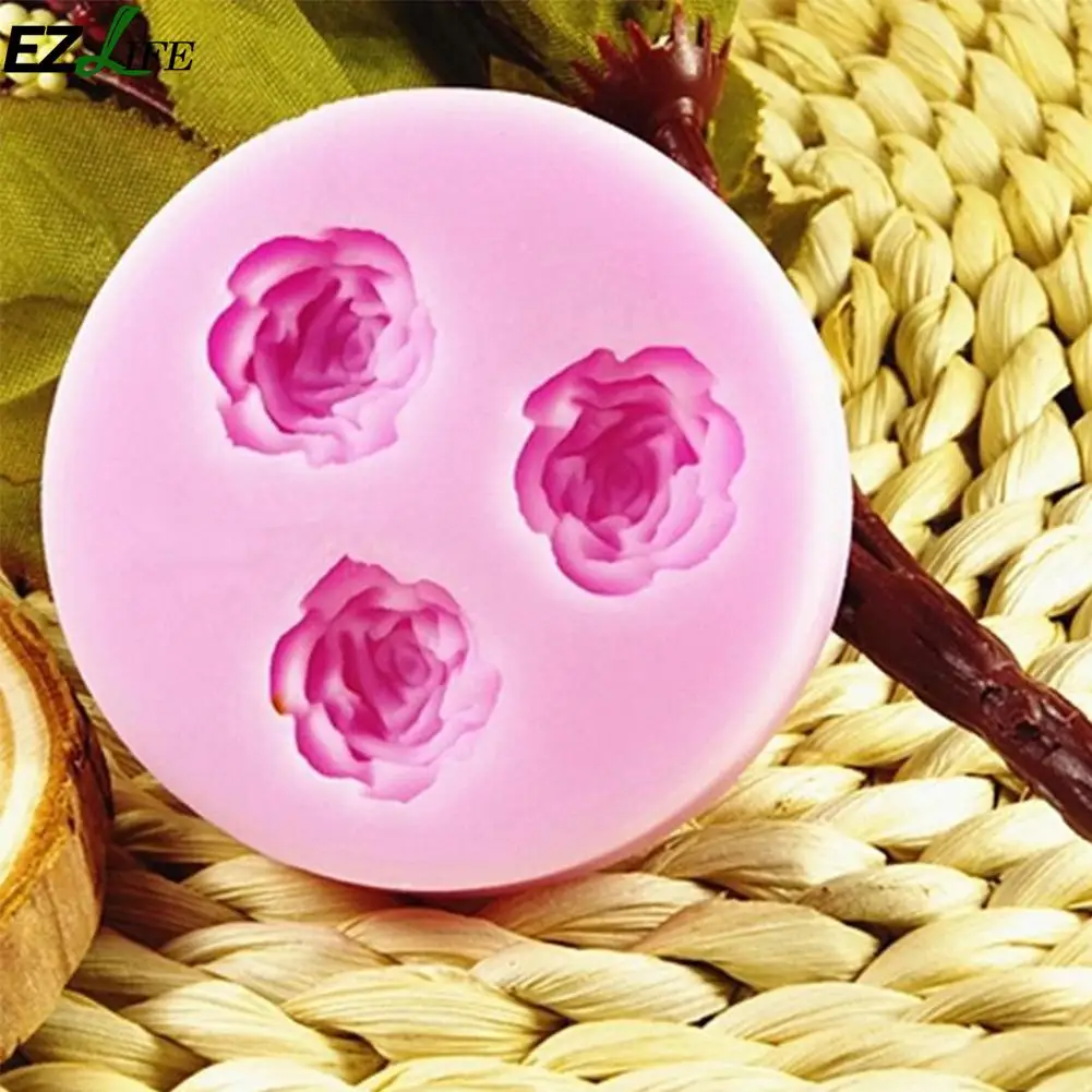 1 шт. силиконовая мини форма в форме розы|Другие кухонные специальные