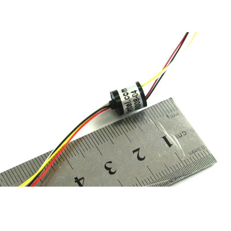 1 шт. 4-канальный диаметр 8 мм мини-скользящее кольцо карданный двигатель Ручной