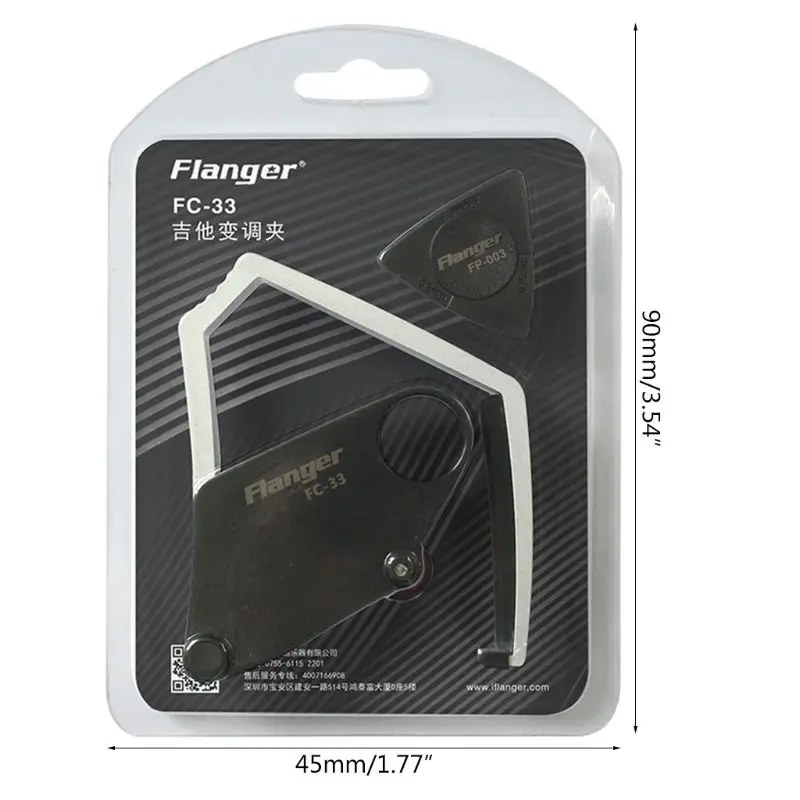 

FC-33 Guitar Capo Folk Guitars Capo with Free Pick Music Gifts Accessories G99D