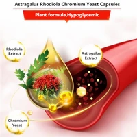 astragalus membranaceusrhodiola rosea and chromium yeast softgelplant formulahypoglycemic