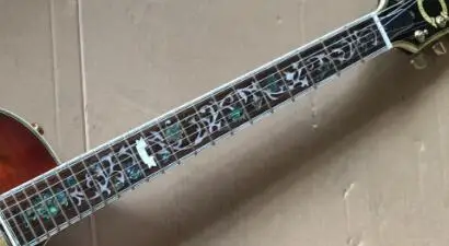 Китайская фабрика по производству гитар custom shop F отверстие корпус полый