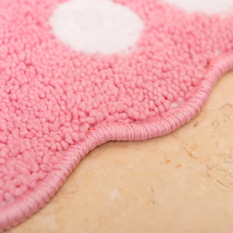 Big Feet Shape Cute Entrance Doormat Flocking Bath Mat Non-slip Rugs Bathroom Floor Super Soft Fiber Carpet Home Decoration | Дом и сад