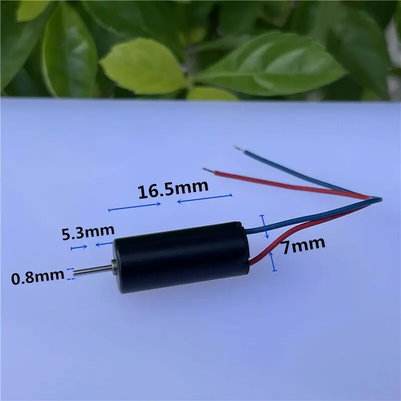 

4PCS 716 7mm*16mm Mini Coreless DC Motor 3.7V 50000RPM Ultra-High Speed Drone Engine DIY RC Drone