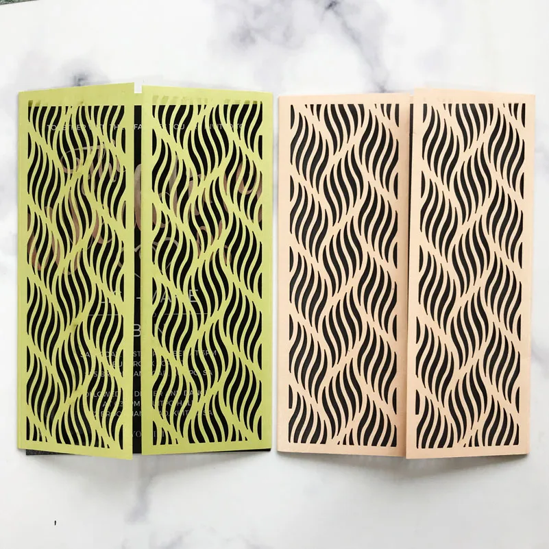 20 шт./лот открытые жемчужные бумажные Пригласительные открытки кружевные