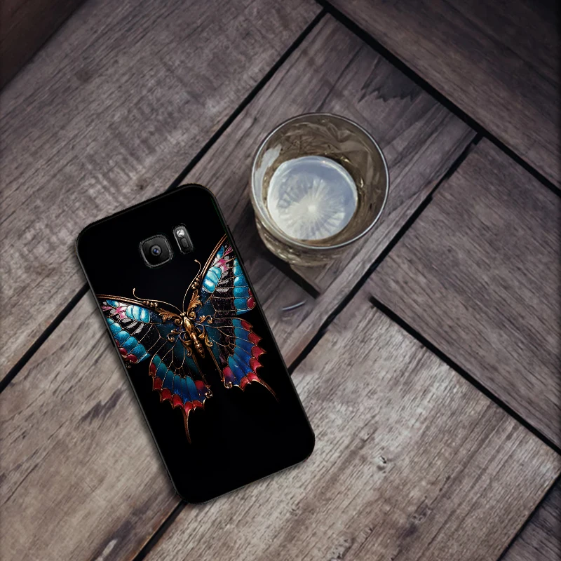 Для samsung M10 M20 M30 S6 S7 Edge S10 S9 S8 PLUS чехол милый животное пчела искусство | Мобильные