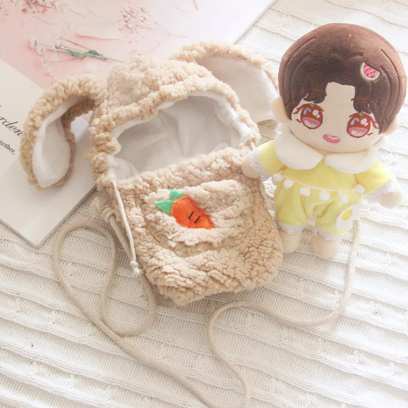

20cm Idol Dolls outgoing packets Accessories Plush Doll's Clothing Satchel Bag Stuffed Toy Dolls for Korea Kpop EXO Dolls