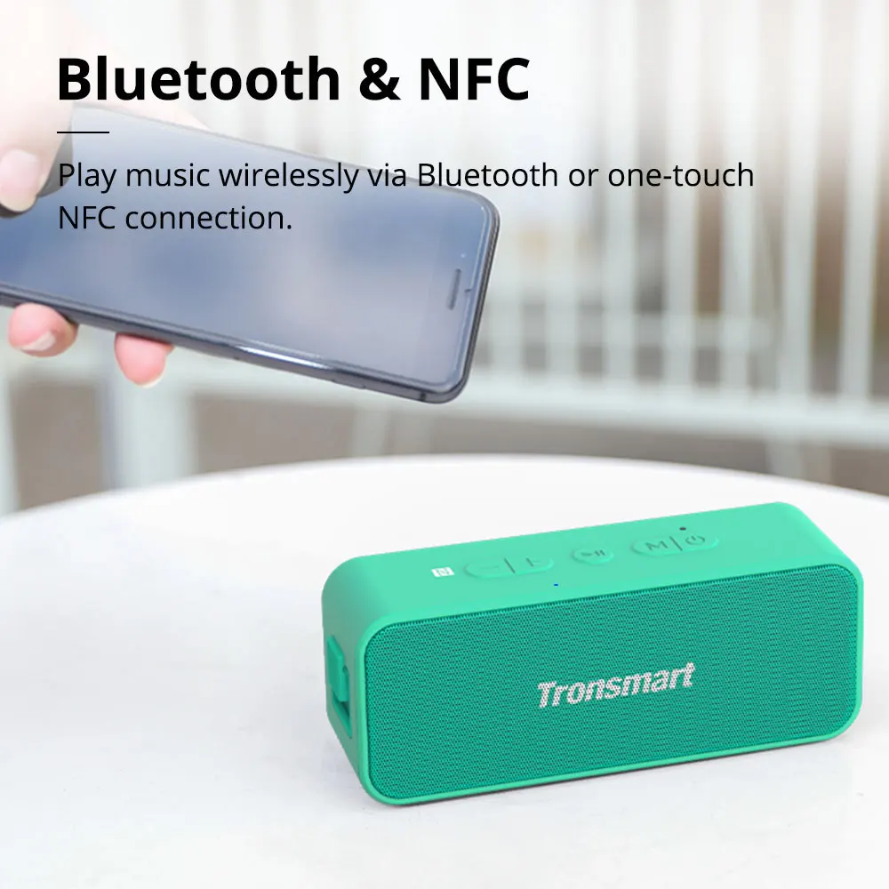 Tronsmart Element T2 Plus 20 Вт колонка Портативный IPX7 динамик Bluetooth 5 0 Колонка 24H с голосовым