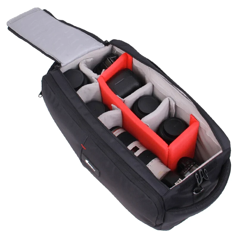 DSLR фото переноска через плечо нейлон водонепроницаемый w/дождевик камера штатив