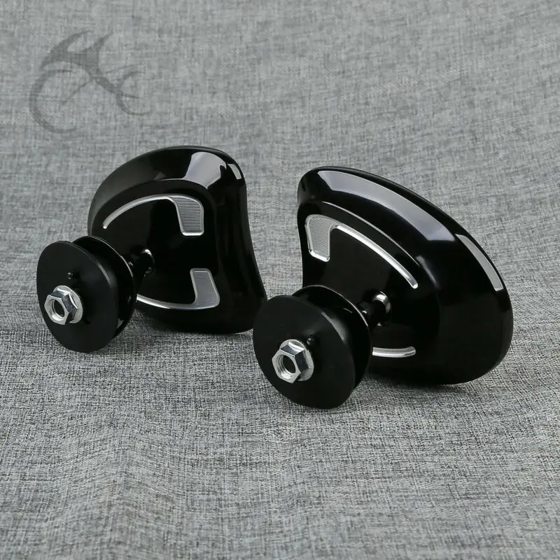 10 мм крыло летучая мышь внутренняя обтекатель заднее боковое зеркало для Harley Touring