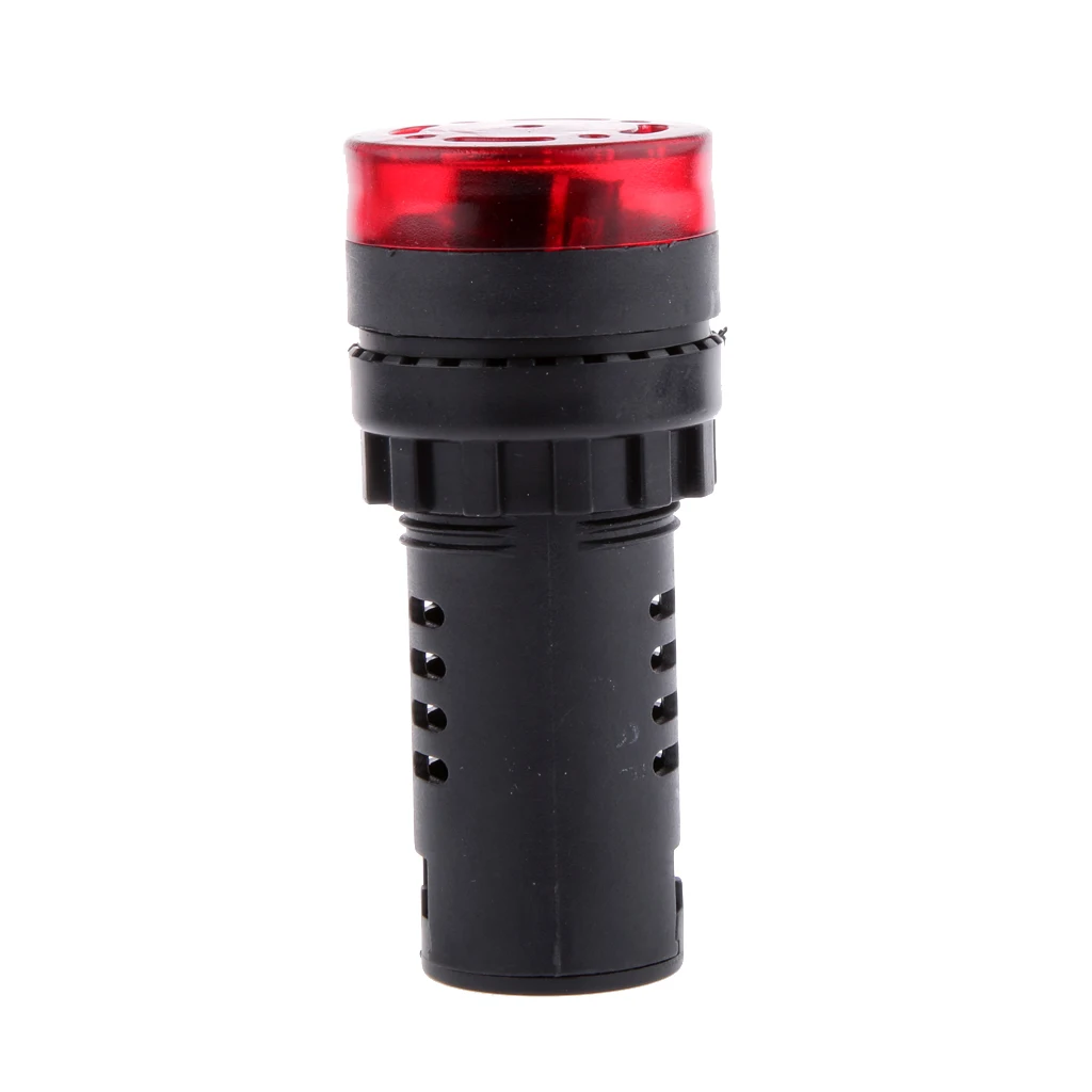 

Safe Alarm AC DC 24V Mini Buzzer Red LED Light Lamp AD16-22SM