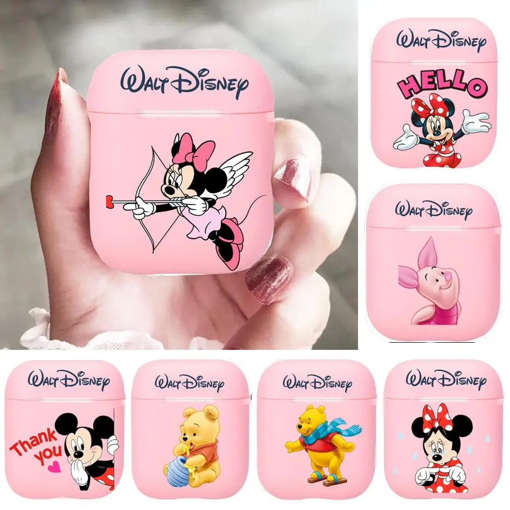 Здравствуйте Микки и Минни Маус Мышь силикона Bluetooth Беспроводной наушники чехол