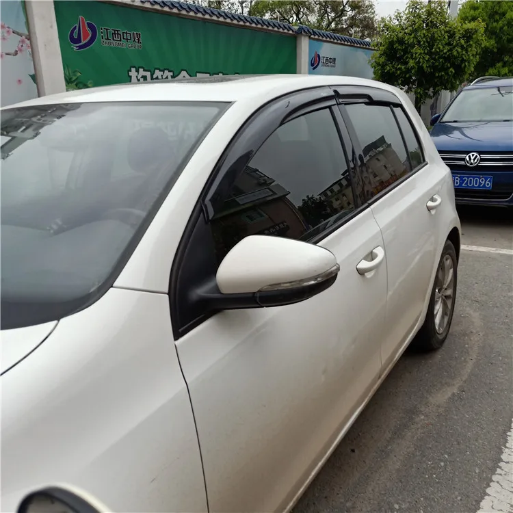 Для Volkswagen Golf 6 Пластик оконный козырек Vent Оттенки Защита от солнца Дождь