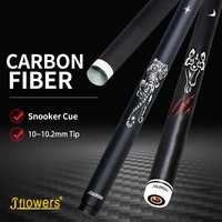 genuine jflowers jsk 103f104f snooker cue 10 10 2mm tip carbon fiber shaft billiard cue black technology professional billiards