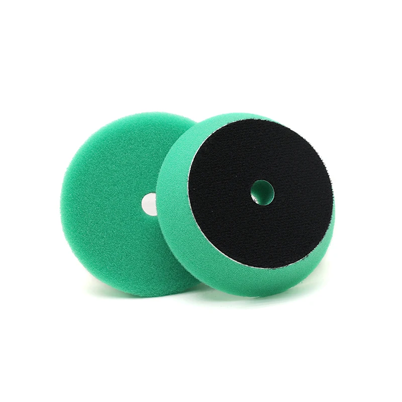 Green-2pcs one pack Детализация очень высокое качество 6 шт. 80 мм губка для полировки полировальные подложки комплект для 3 дюймов DA), полировальная машинка для автомобилей с эксцентриковым, Применение - Цвет: Green-2pcs one pack