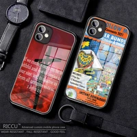 salvation and salvation phone case tempered glass for iphone 13 11 pro max xr xs 8 x 7 6s 6 plus 2020 12 pro max mini covers
