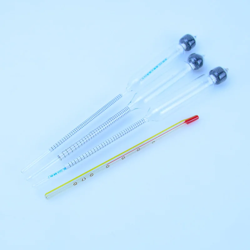 Стеклянный поплавок денситометр спиртовой жидкий измеритель гидрометр с